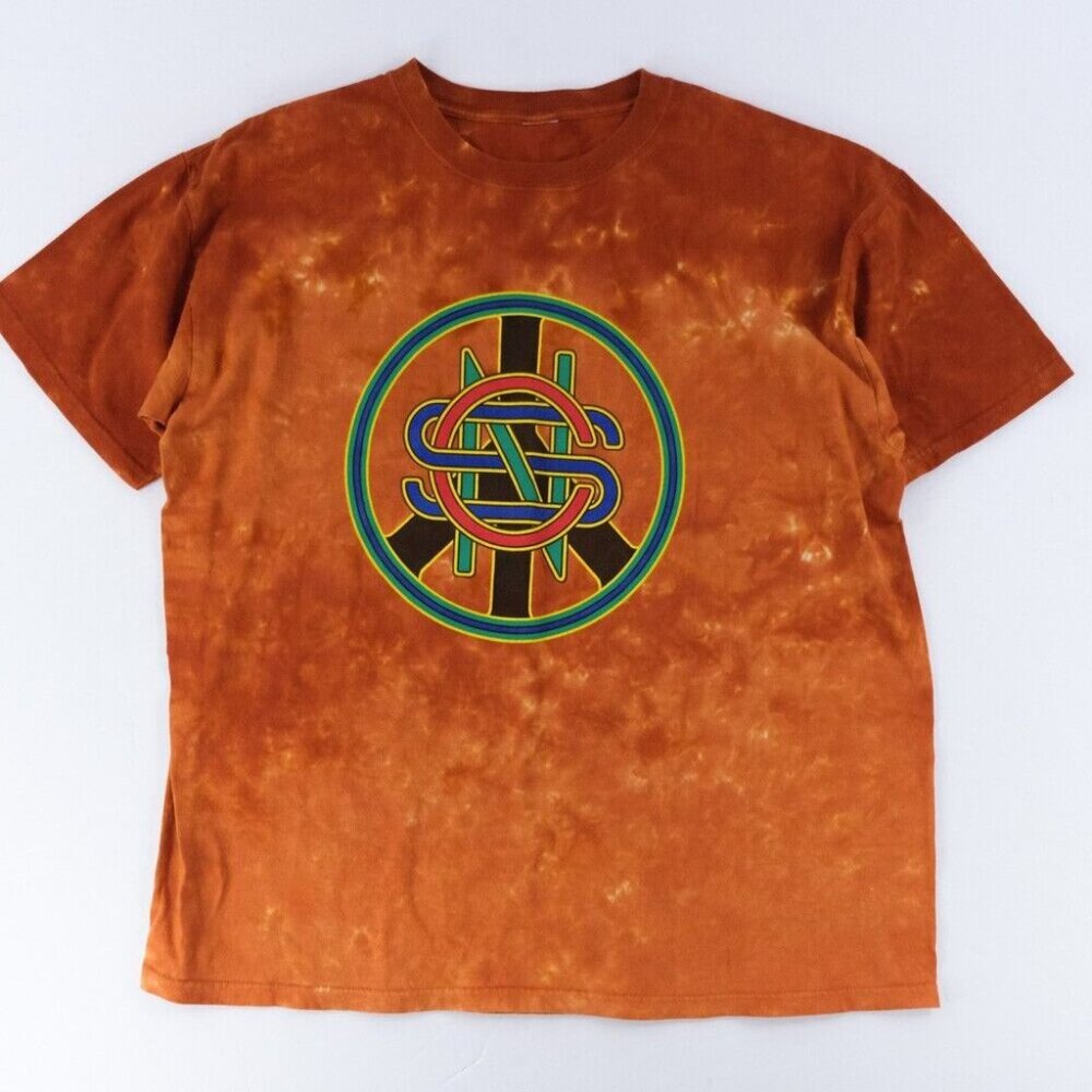 Crosby Stills & Nash CSN Concert T-Shirt Size L 2008 Summer Tour Liquid Blue